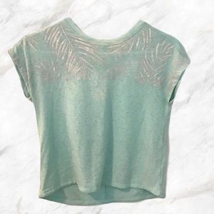 Athleta Big Girls Light Blue Tee: